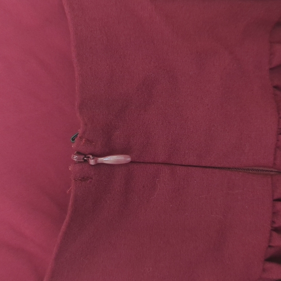 Showpo Wild Night Scoop Neck A-Line Dress Red Sz 10 party cocktail feminine - Picture 7 of 10